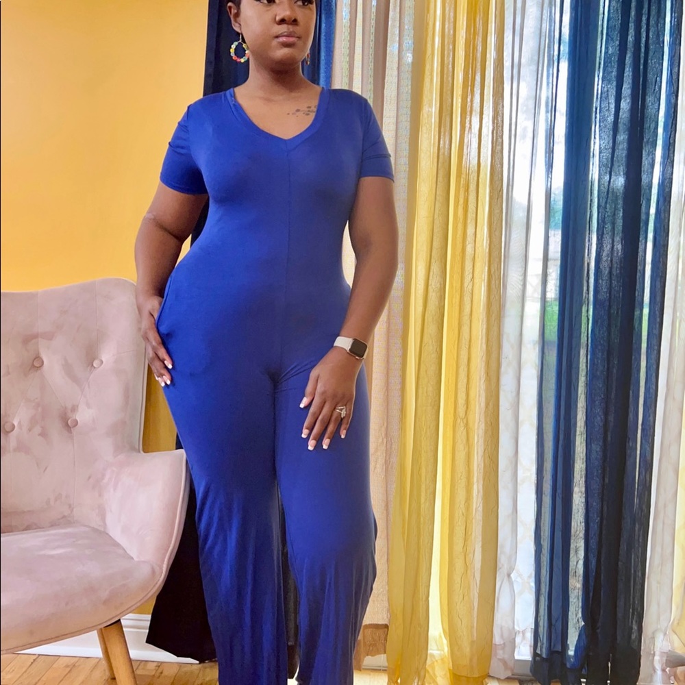 Lexii jumpsuit in blue
